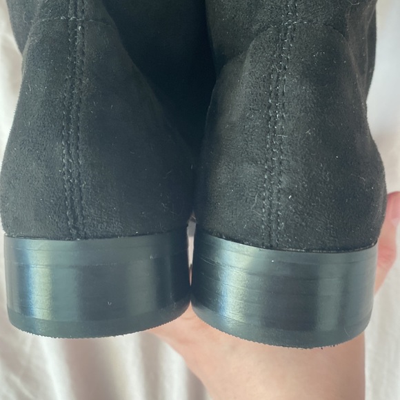 Steve Madden  Black Over the Knee Boots with laces - Picture 3 of 6